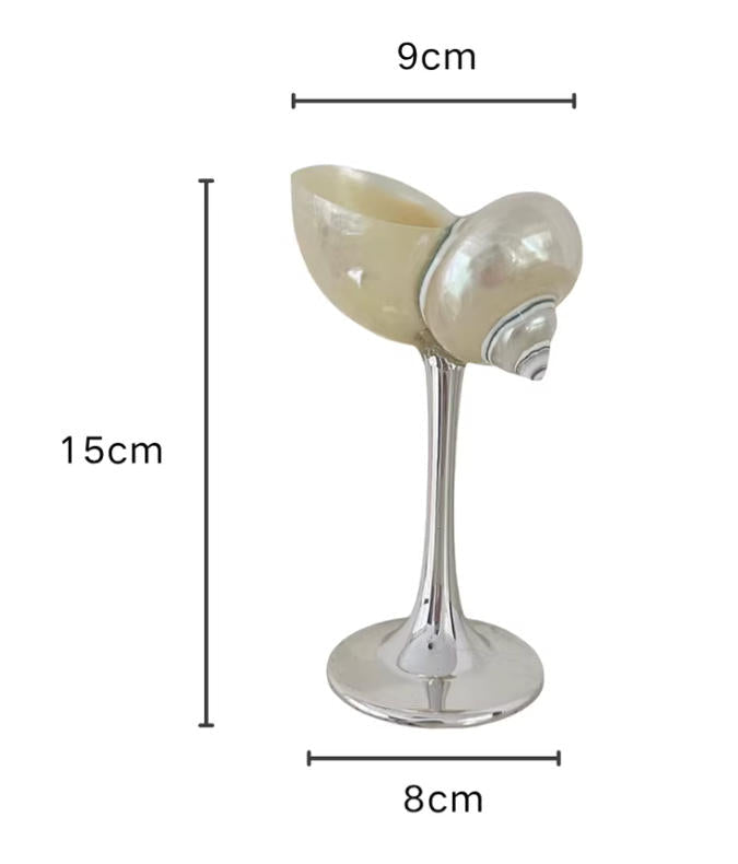 【IN Chaos】天然ホラガイ＆貝殻グラス