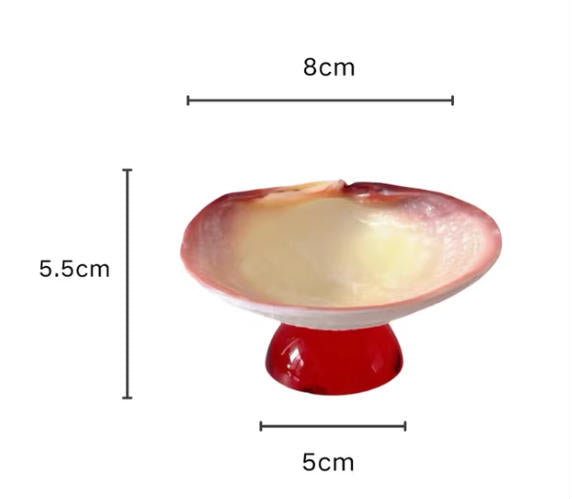 【IN Chaos】天然貝殻カラードガラストレー