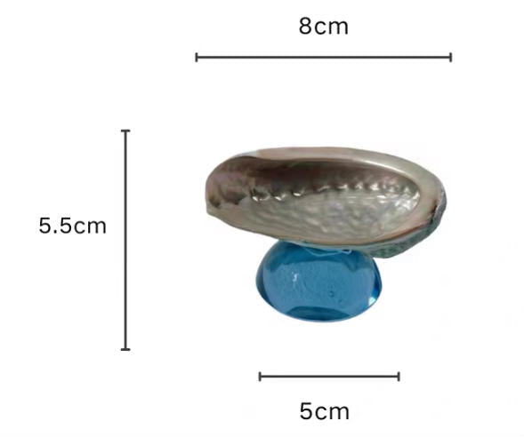 【IN Chaos】天然貝殻カラードガラストレー
